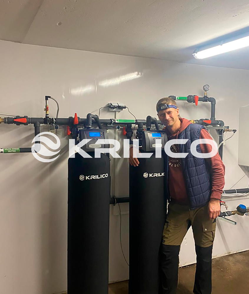 Iron and manganese removal station