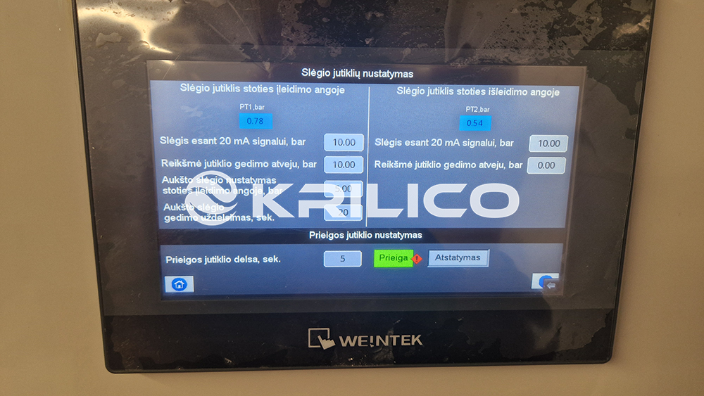 Iron and manganese removal station