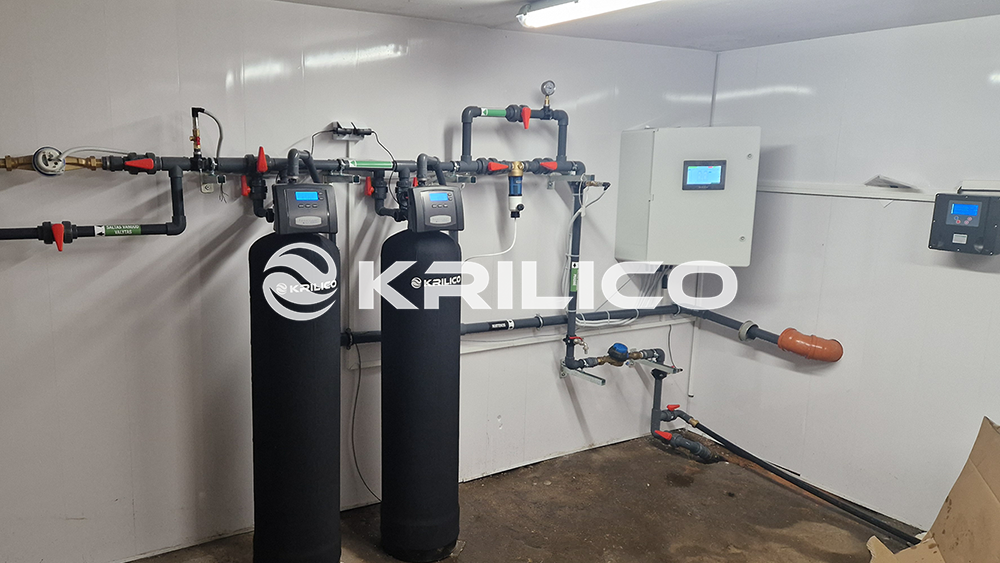 Iron and manganese removal station