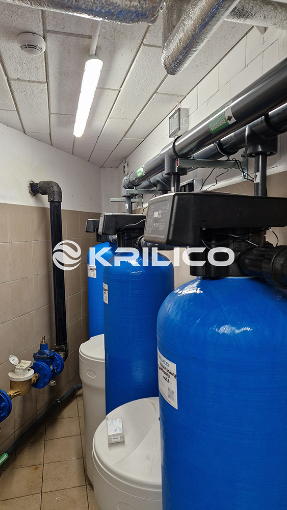 Trójstopniowa (równoległa) stacja zmiękczania wody