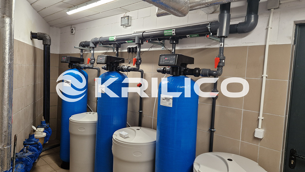 Trójstopniowa (równoległa) stacja zmiękczania wody