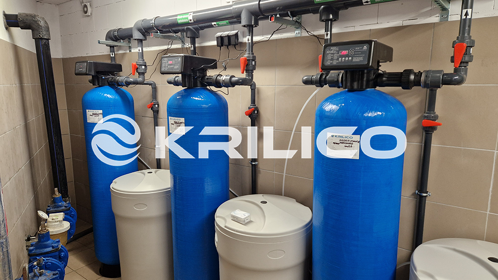 Trójstopniowa (równoległa) stacja zmiękczania wody